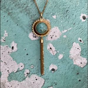 🔥HOST PICK🔥 NWT Lucky Brand Set Stone Reversible Pendant